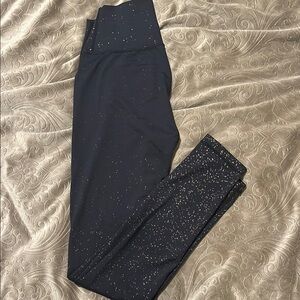 Buffbunny Black Leggings with Rose Gold Speckles